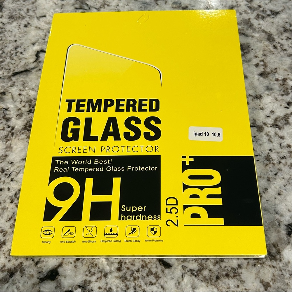 NWT Smiling Star TabletCase iPad 10 & Screen Protector Tempered Glass Silicone - Picture 8 of 10